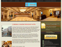 Tablet Screenshot of overseaschinesefriendshiphotel.com